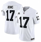 Men's Las Vegas Raiders #17 Davante Adams White 2023 F.U.S.E With C Patch Vapor Untouchable Stitched Jersey,baseball caps,new era cap wholesale,wholesale hats